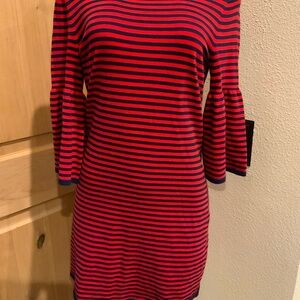 STS Sail to Sable Striped Red and Blue Women's Dress Sz small